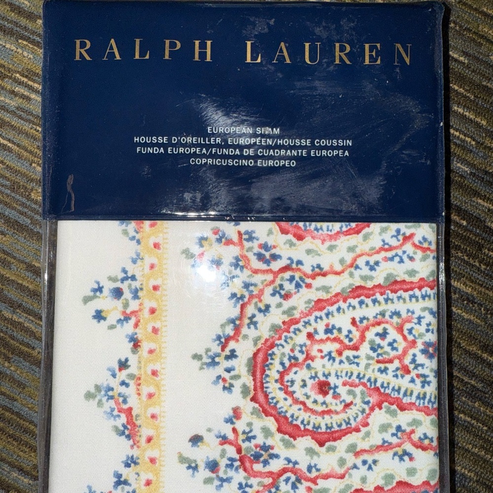 Ralph Lauren Black Label Pillowcase - Red, Blue, White